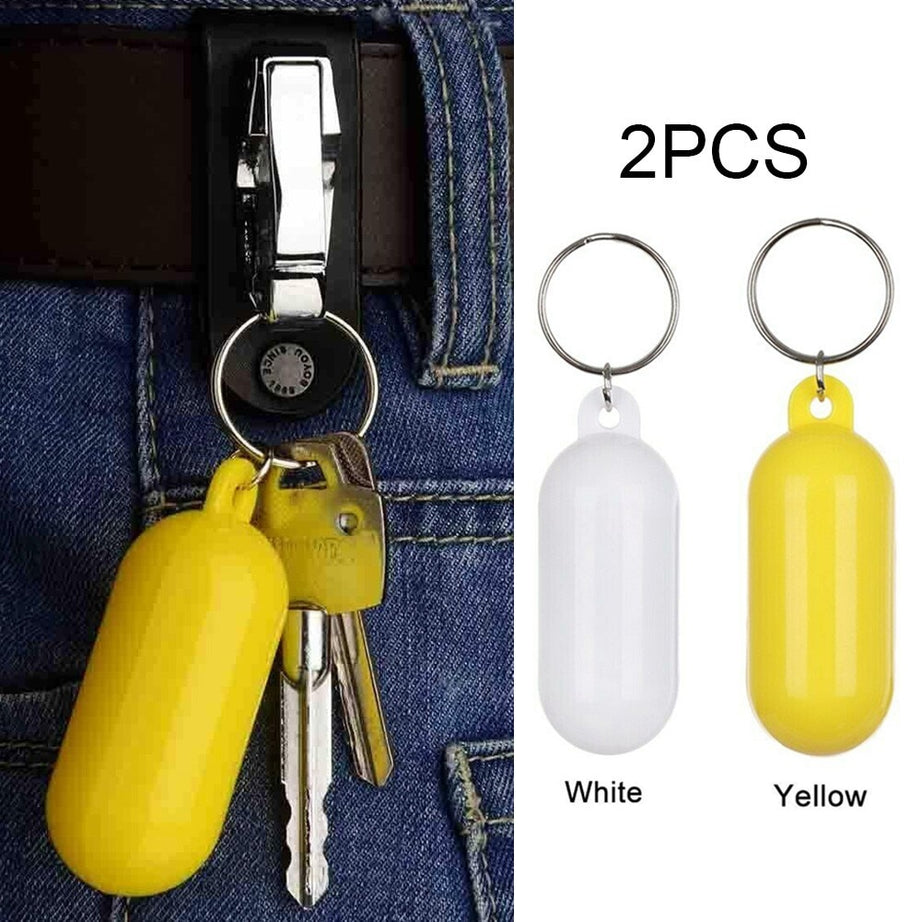 2Pcs Floating Keyring