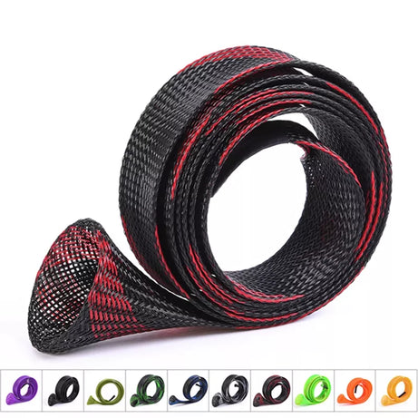 170cm 35mm Fishing Rod Socks Sleeve Cover Braided Mesh